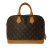 Louis Vuitton B Louis Vuitton Brown Monogram Canvas Canvas Monogram Alma PM France