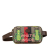 Gucci AB Gucci Brown Beige Coated Canvas Fabric Maxi GG Supreme Interlocking G Pineapple Belt Bag Italy