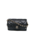 Chanel Black Lambskin Leather Leather Quilted Lambskin Box Of Secrets Card Holder With Chain Italy