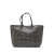 Goyard AB Goyard Black Coated Canvas Fabric Goyardine Saint Louis PM France