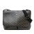 Goyard B Goyard Black Coated Canvas Fabric Goyardine Capetien MM Messenger Bag France