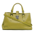 Bottega Veneta B Bottega Veneta Green Lime Calf Leather Small Intrecciato Roma Italy