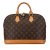 Louis Vuitton B Louis Vuitton Brown Monogram Canvas Canvas Monogram Alma PM France