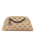 Chanel Brown Small Patent Stitch Just Mademoiselle Bowling Bag Italy