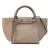 Celine B Celine Brown Beige Calf Leather Small Big Satchel Italy