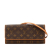 Louis Vuitton B Louis Vuitton Brown Monogram Canvas Canvas Monogram Pochette Twin GM France