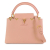 Louis Vuitton AB Louis Vuitton Pink Calf Leather Taurillon Embellished Flower Crown Capucines PM France