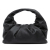 Bottega Veneta AB Bottega Veneta Black Lambskin Leather Leather Lambskin The Shoulder Pouch Italy