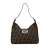 Fendi B Fendi Brown Canvas Fabric Zucca Shoulder Bag Italy