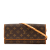 Louis Vuitton B Louis Vuitton Brown Monogram Canvas Canvas Monogram Pochette Twin GM France