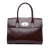 Mulberry AB Mulberry Red Bordeaux Calf Leather Embossed skin Bayswater Tote Turkey