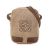 Loewe B LOEWE Brown Beige Suede Leather Anagram Crossbody Spain