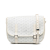 Goyard B Goyard White Coated Canvas Fabric Goyardine Belvedere PM France