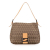 Fendi B Fendi Brown Light Brown Canvas Fabric Zucchino Mamma Forever Italy