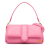 Jacquemus B Jacquemus Pink Lambskin Leather Leather Lambskin Le Bambimou Satchel Italy