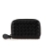 Bottega Veneta B Bottega Veneta Black Calf Leather Intrecciato Coin Pouch Italy