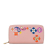 Louis Vuitton AB Louis Vuitton Pink Epi Leather Leather Epi Flower Mosaic Zippy Long Wallet Spain