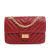 Chanel AB Chanel Red Calf Leather Reissue 2.55 Chevron skin Single Flap 224 France