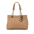 Christian Dior B Dior Brown Beige Lambskin Leather Leather Small Lambskin Cannage Dior Soft Shopping Tote Italy