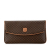 Celine B Celine Brown Coated Canvas Fabric Macadam Clutch Italy