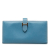 Hermès AB Hermès Blue Calf Leather Epsom Bearn Wallet France