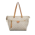 Louis Vuitton B Louis Vuitton White with Brown Damier Canvas Canvas Damier Azur Iena MM France