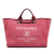 Chanel AB Chanel Red Canvas Fabric Large Deauville Tote Italy