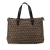 Fendi B Fendi Brown Canvas Fabric Zucchino Tote Italy