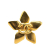 Chanel AB Chanel Gold Gold Plated Metal CC Star Brooch France