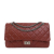 Chanel B Chanel Red Calf Leather Reissue 2.55 Aged skin Double Flap 227 Italy