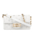 Louis Vuitton AB Louis Vuitton White Calf Leather Monogram Dauphine Broderie East West France