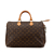 Louis Vuitton B Louis Vuitton Brown Monogram Canvas Canvas Monogram Speedy 35 France