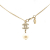 Chanel AB Chanel Gold Gold Plated Metal Faux Pearl CC Rhinestones Pendant Necklace France