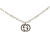 Gucci B Gucci Silver SV925 / Sterling Silver Metal Sterling Silver Interlocking G Pendant Necklace Italy