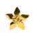 Chanel B Chanel Gold Gold Plated Metal CC Flower Brooch France