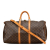 Louis Vuitton B Louis Vuitton Brown Monogram Canvas Canvas Monogram Keepall Bandouliere 55 France