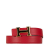 Hermès B Hermès Red Calf Leather Constance Reversible Belt France