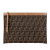 Fendi B Fendi Brown Canvas Fabric Large Zucca Flat Pouch Italy