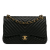 Chanel AB Chanel Black Lambskin Leather Leather Jumbo Classic Chevron Lambskin Double Flap France