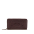 Balenciaga B Balenciaga Brown Dark Brown Calf Leather skin Motocross Blackout Zip Around Wallet Italy