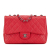 Chanel B Chanel Red Caviar Leather Leather Jumbo Classic Caviar Single Flap France