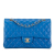 Chanel B Chanel Blue Lambskin Leather Leather Medium Classic Lambskin Double Flap France