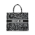 Christian Dior AB Dior Black Canvas Fabric Large Plan De Paris Book Tote Italy