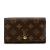 Louis Vuitton B Louis Vuitton Brown Monogram Canvas Canvas Monogram Porte Monnaie Billets Tresor Spain