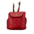 Gucci B Gucci Red Calf Leather GG Marmont Matelasse Backpack Italy