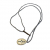 Pascale Monvoisin Collier pendentif perles grises or rose