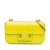 Celine B Celine Yellow Neon Yellow Calf Leather Triomphe skin Cuir Chain Shoulder Bag Italy