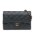 Chanel B Chanel Black Caviar Leather Leather Mini Classic Caviar Flap Wallet on Chain Italy