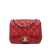 Chanel B Chanel Red Caviar Leather Leather Mini Square Classic Caviar Single Flap Italy