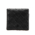 Bottega Veneta B Bottega Veneta Black Calf Leather Intrecciato Coin Pouch Italy